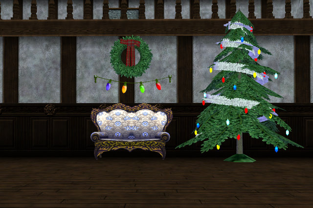 EQ Frostfell wreath - Indoors 